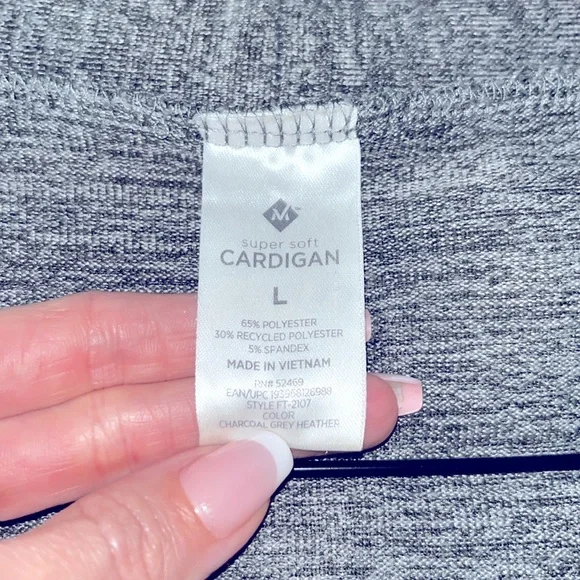 Long Sleeve Cardigan w/pockets - Picture 5 of 7